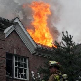 FF's going to work at 641 Chappaqua Rd, Chappaqua structure Fire. (7/31/09)